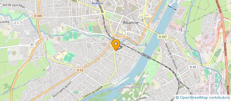 localisation de l'entreprise CLEANERS42  ROANNE