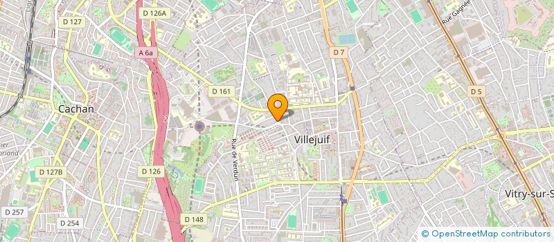 localisation de l'entreprise CLEANET  VILLEJUIF