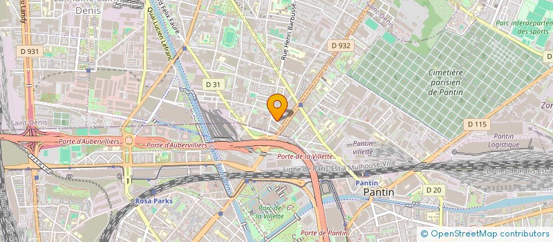 localisation de l'entreprise CLEANEXPRESS à AUBERVILLIERS