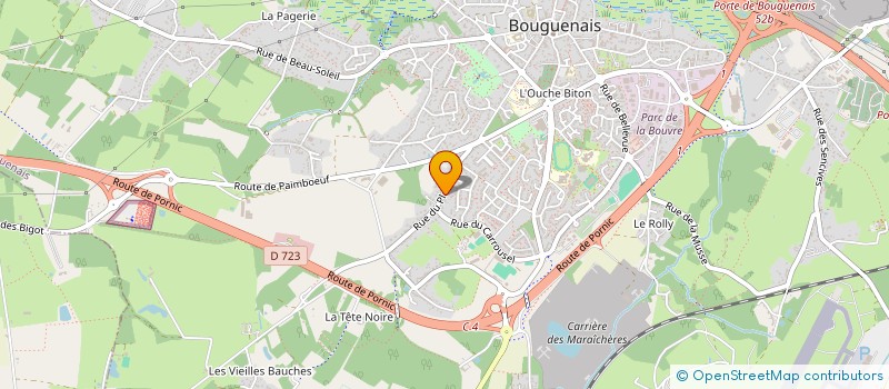 localisation de l'entreprise CLEANF  BOUGUENAIS