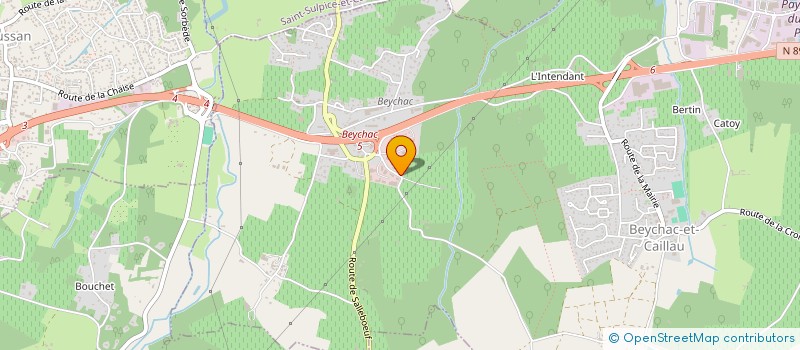 localisation de l'entreprise CLEANGE  BEYCHAC-ET-CAILLAU