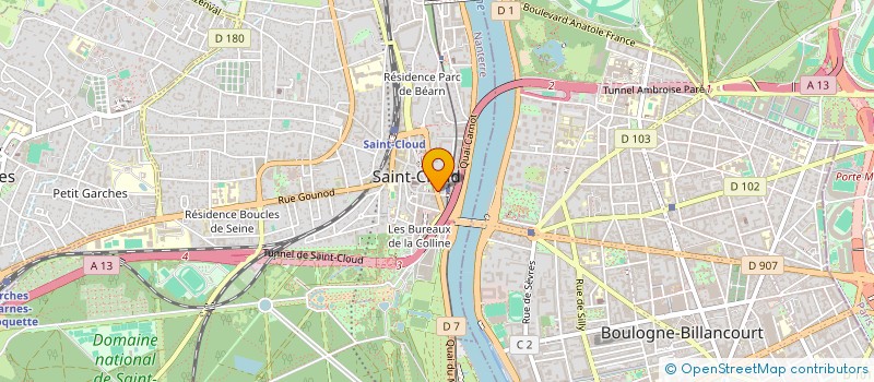 localisation de l'entreprise CLEANIMMO à SAINT-CLOUD