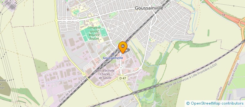 localisation de l'entreprise CLEANING B SERVICE  GOUSSAINVILLE