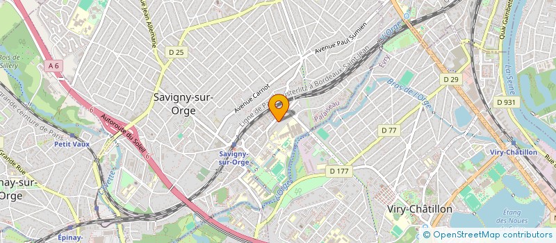 localisation de l'entreprise CLEANING MAX à SAVIGNY-SUR-ORGE