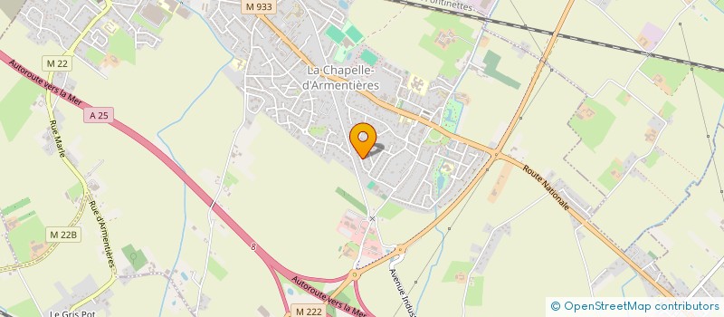 localisation de l'entreprise CLEANING NATURE à LA CHAPELLE D ARMENTIERES