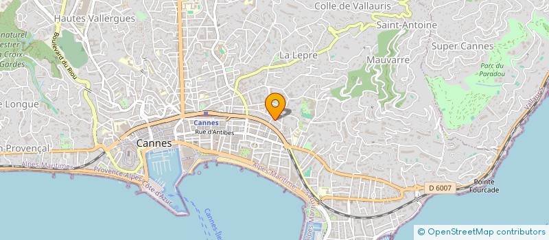 localisation de l'entreprise CLEANING SERVICE 06 à CANNES