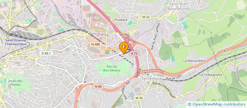 localisation de l'entreprise CLEANS CAR  SAINT-ETIENNE