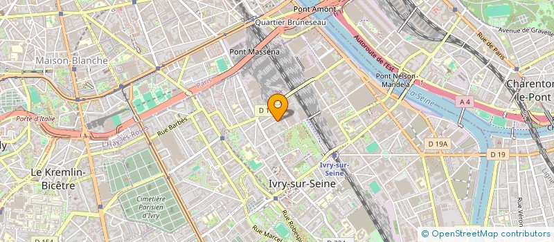 localisation de l'entreprise CLEANSET GLOBAL  IVRY-SUR-SEINE