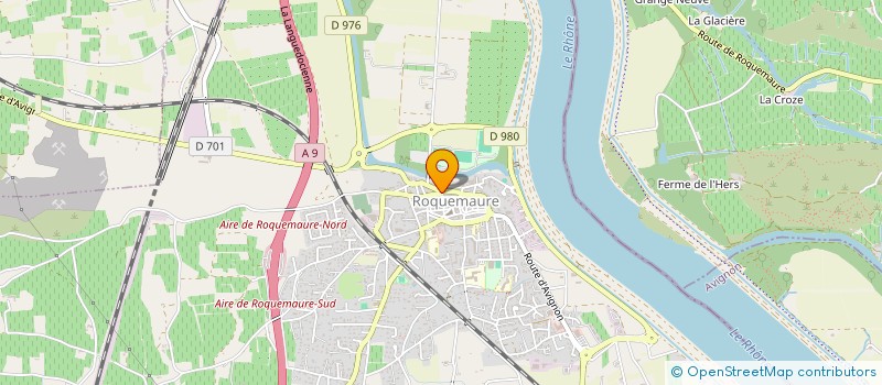 localisation de l'entreprise CLEANTARIDE  ROQUEMAURE