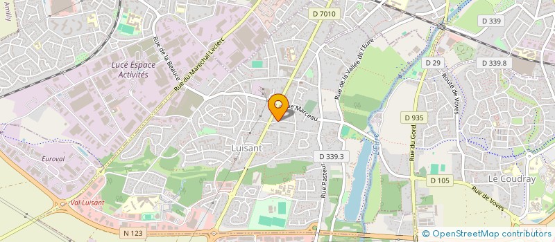 localisation de l'entreprise CLEANTECH PRO à LUISANT