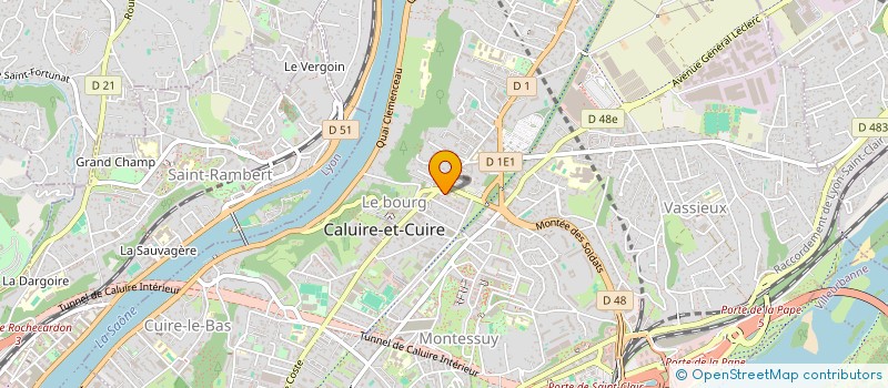 localisation de l'entreprise CLEANTECH REPUBLIC à CALUIRE-ET-CUIRE