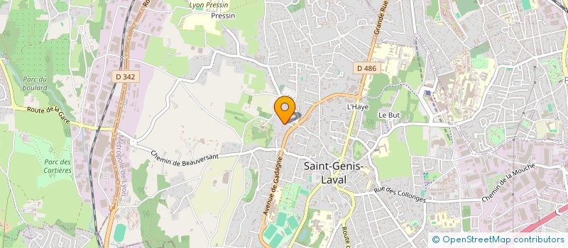 localisation de l'entreprise CLEANWALKER à SAINT-GENIS-LAVAL