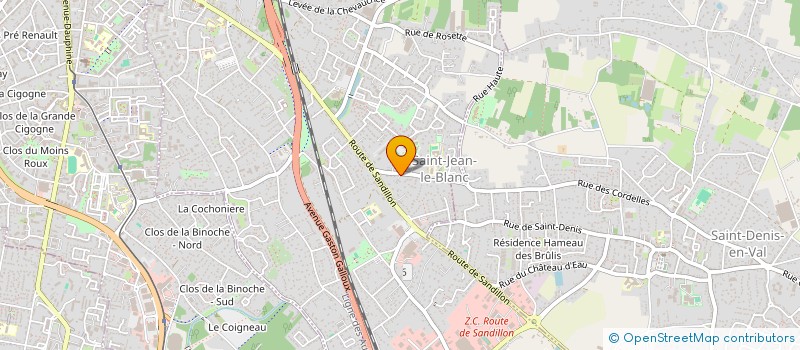 localisation de l'entreprise CLEAPAUL  SAINT-JEAN-LE-BLANC