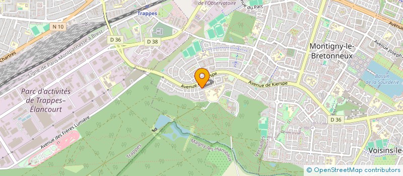 localisation de l'entreprise CLEAR 3P à MONTIGNY-LE-BRETONNEUX