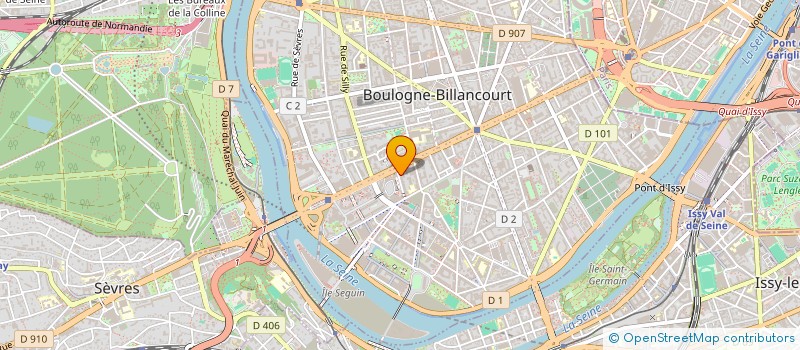 localisation de l'entreprise CLEAR CORPUS  BOULOGNE-BILLANCOURT