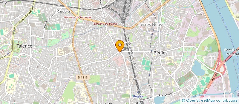 localisation de l'entreprise CLEAR IMMOBILIER à BEGLES