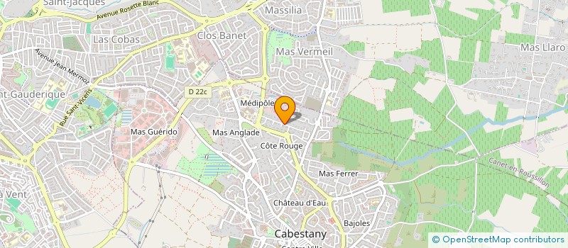 localisation de l'entreprise CLEAR INVEST  CABESTANY