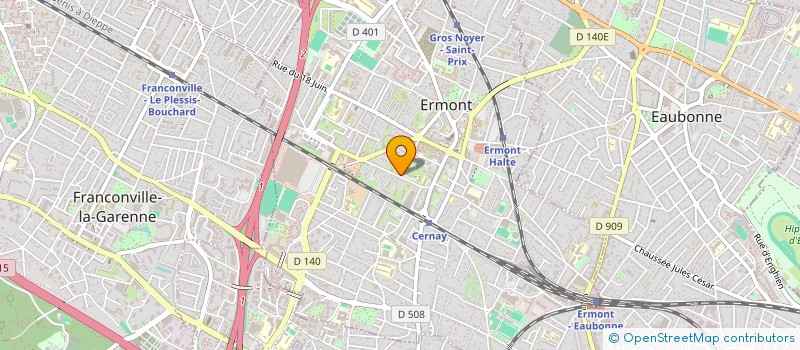 localisation de l'entreprise CLEAR OPTIONS à ERMONT