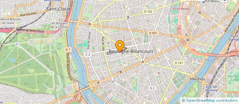localisation de l'entreprise CLEAR PICTURE à BOULOGNE-BILLANCOURT