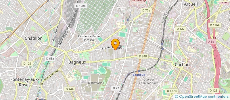 localisation de l'entreprise CLEAR WATERS PRODUCTIONS à BAGNEUX