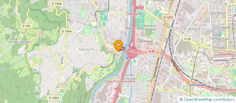 localisation de l'entreprise CLEARANCE à SEYSSINS