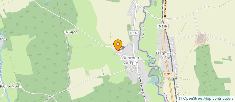 localisation de l'entreprise CLEARCEM SAS à BAZINCOURT-SUR-EPTE