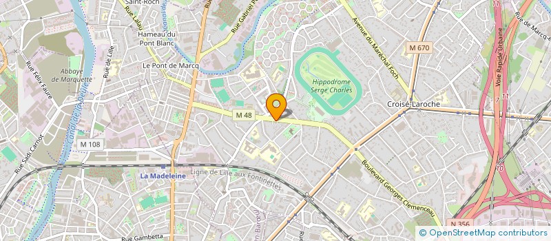 localisation de l'entreprise CLEARLOG CONSEIL à MARCQ-EN-BARŒUL
