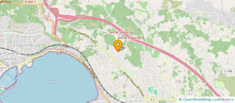 localisation de l'entreprise CLEARMAX à SANARY-SUR-MER