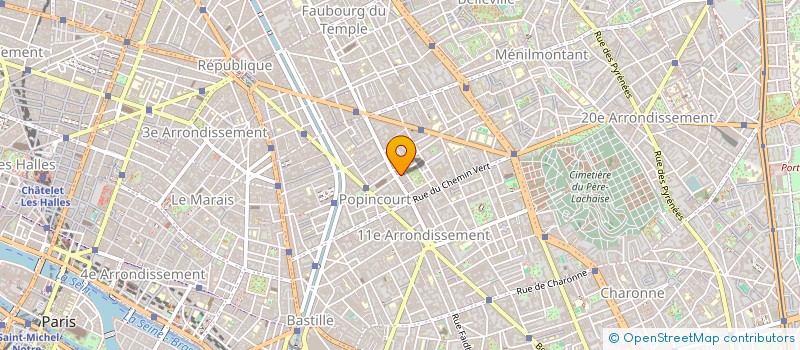 localisation de l'entreprise CLEARNET à PARIS