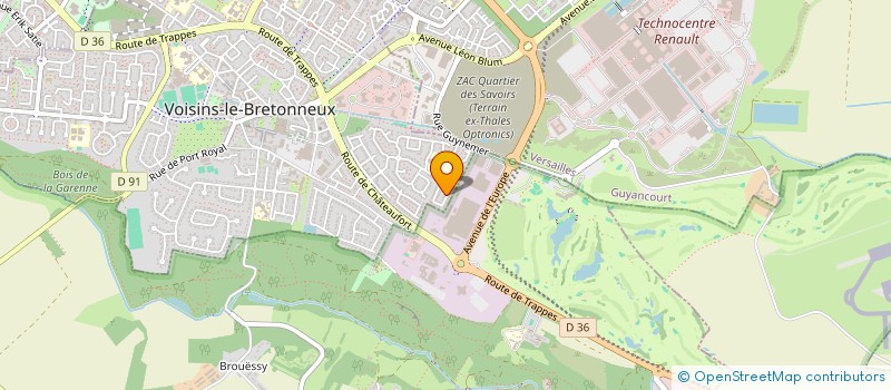 localisation de l'entreprise CLEARPLEX FRANCE à VOISINS-LE-BRETONNEUX
