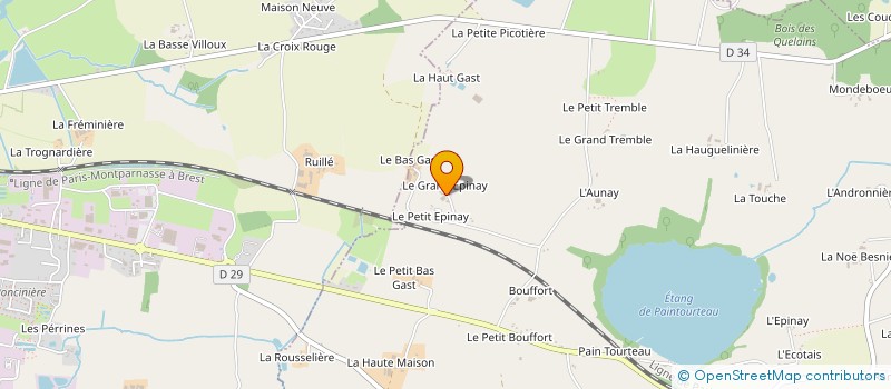 localisation de l'entreprise CLEARSKY  ERBREE