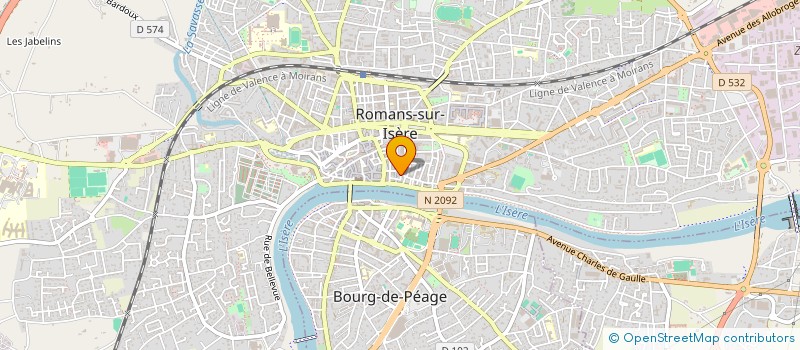 localisation de l'entreprise CLEAS à ROMANS-SUR-ISERE