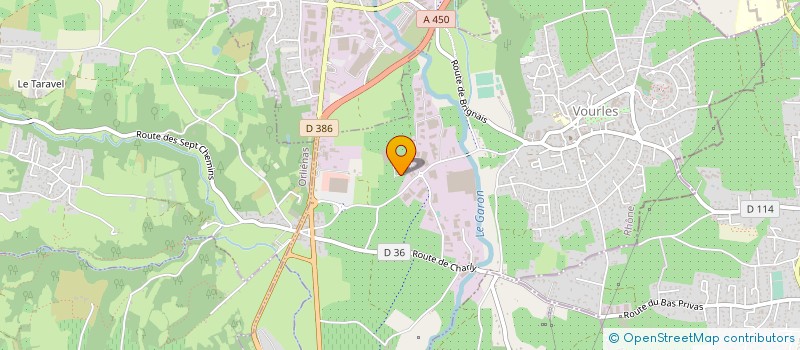 localisation de l'entreprise CLEAS PROTECTION  VOURLES