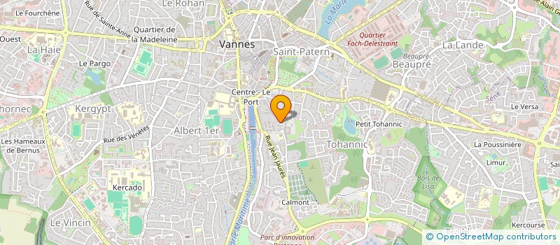 localisation de l'entreprise CLEATINE à VANNES