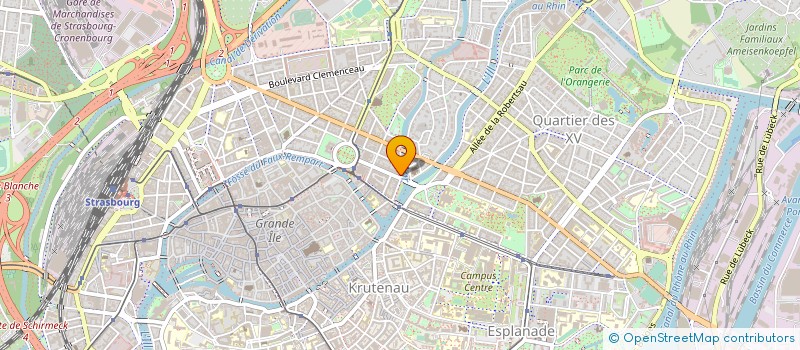 localisation de l'entreprise CLEBARD CONCEPT à STRASBOURG