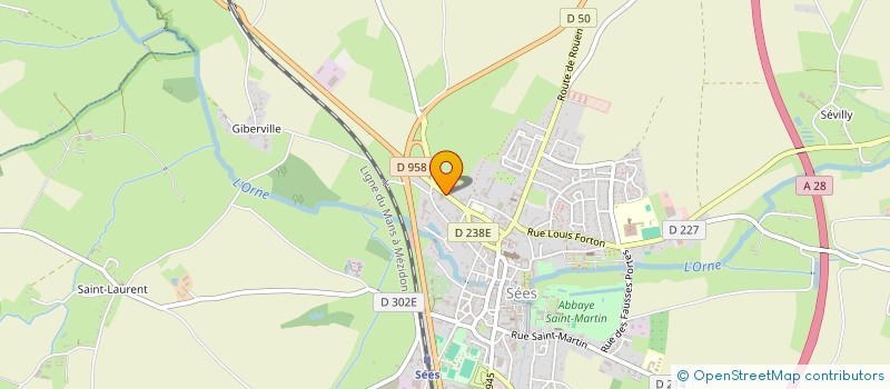 localisation de l'entreprise CLEBER AUTOMOBILES à SEES