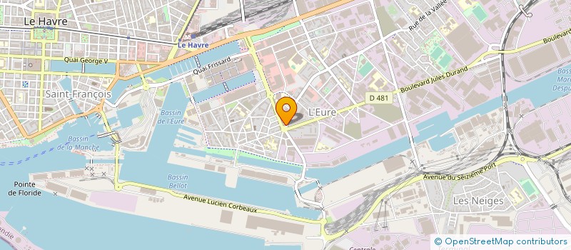 localisation de l'entreprise CLEC DE L'EURE  LE HAVRE