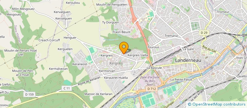 localisation de l'entreprise CLEC'H FORMATION SECURITE  GOUESNOU