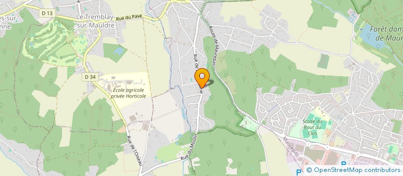 localisation de l'entreprise CLECA  JOUARS-PONTCHARTRAIN