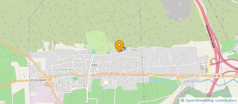 localisation de l'entreprise CLECA  LA FARE-LES-OLIVIERS