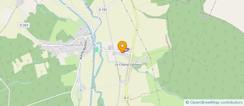 localisation de l'entreprise CLECAM à LOUVEMONT