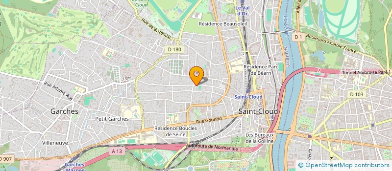 localisation de l'entreprise CLECAMTHE à SAINT-CLOUD