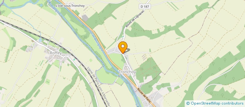 localisation de l'entreprise CLECH GARAGE  TRONCHOY