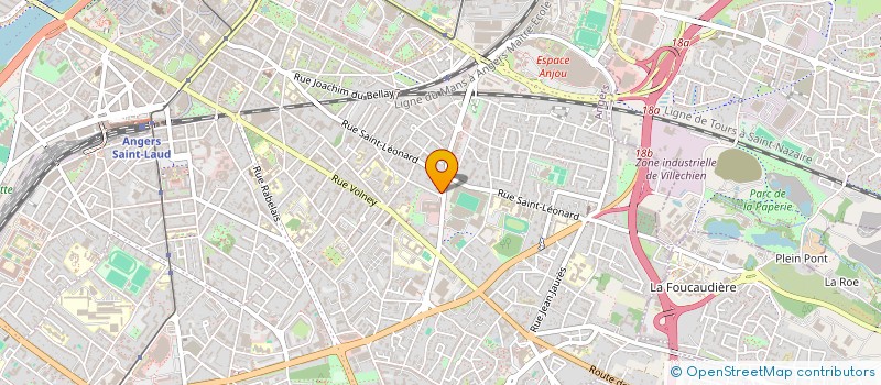 localisation de l'entreprise CLECOIF à ANGERS