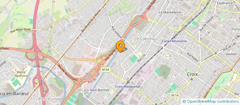 localisation de l'entreprise CLECOTEX  WASQUEHAL