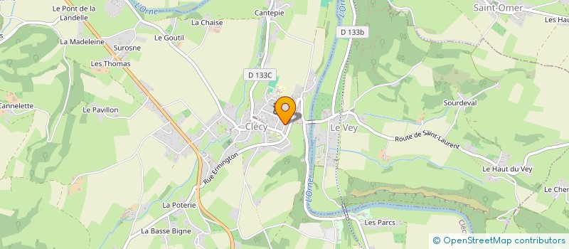 localisation de l'entreprise CLECY SANTE  CLECY