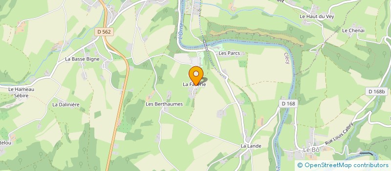 localisation de l'entreprise CLECY TUBING à CLECY