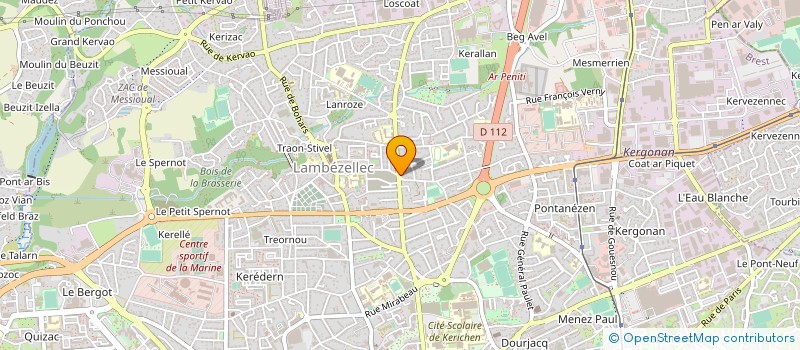 localisation de l'entreprise CLED à BREST