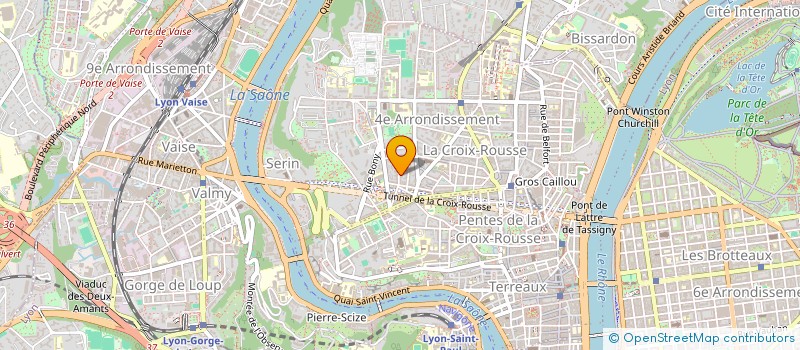 localisation de l'entreprise CLED IMMOBILIER  LYON 4EME