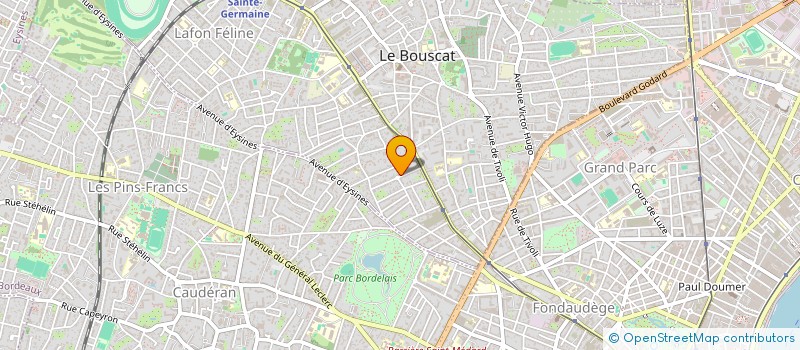 localisation de l'entreprise CLEDEL & CO à LE BOUSCAT